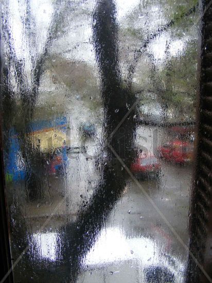 un dia de lluvia por la ventana 