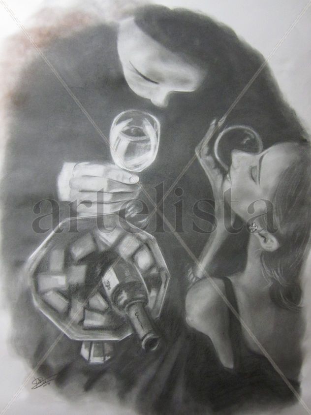 Graphite Drawing nº 9- "Admiración / Admiration"18/11/10