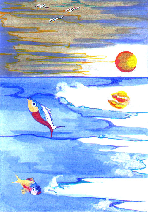 Danza de luna y peces