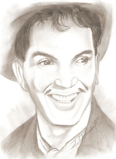 Fortino Mario Alfonso Moreno Reyes (Cantinflas) Lápiz