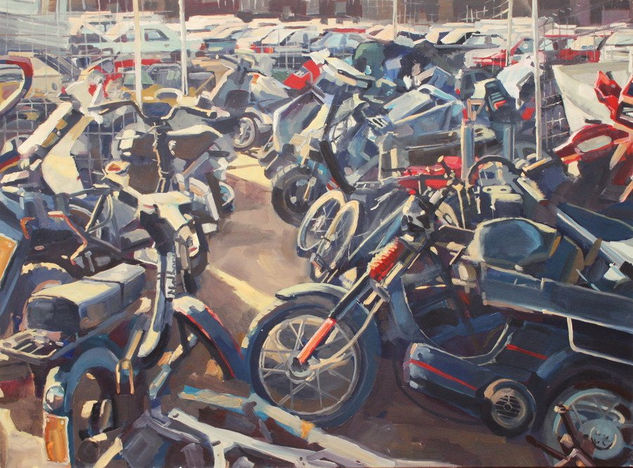 Desguace Motos Oil Canvas Landscaping