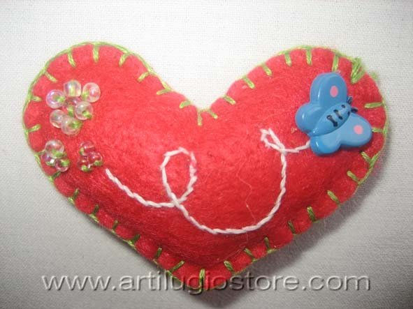 Broche corazón 