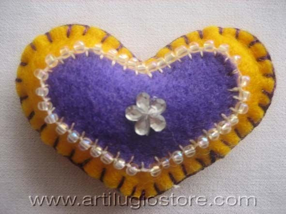Broche corazón