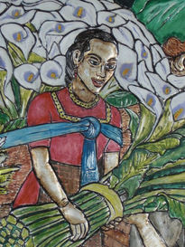 Vendedora de flores