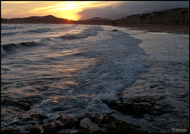 Puesta de sol en Calblanque 