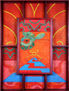 Tlaloc  frente al fuego