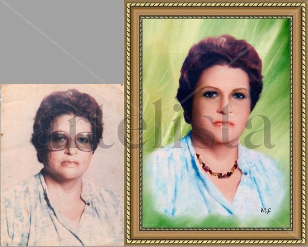 Restauración fotográfica pictorizada