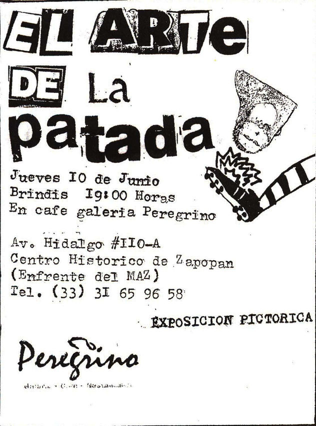 Flyer El Arte de La patada