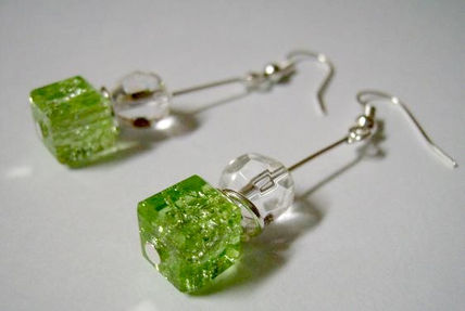 Aretes con murano...
