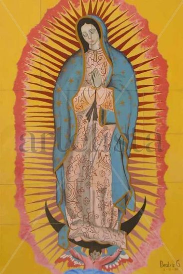 guadalupe Acrylic Card Portrait