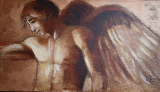 EROS Oil Canvas Figure Painting