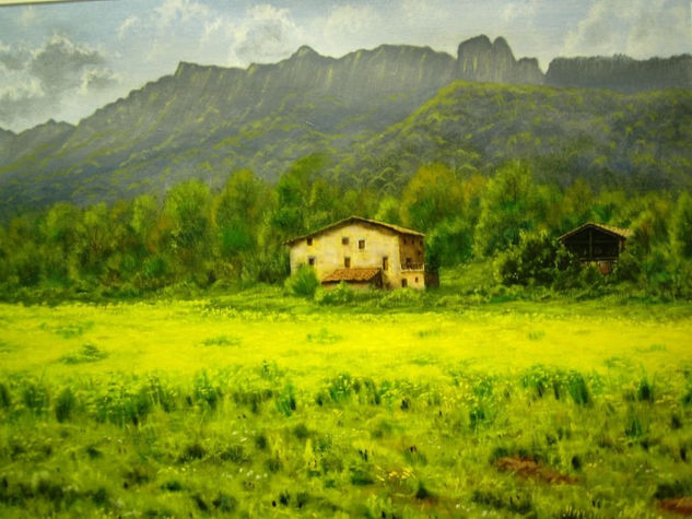 mas "can rubió" Oil Canvas Landscaping