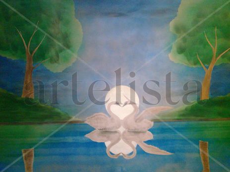 El lago de los...