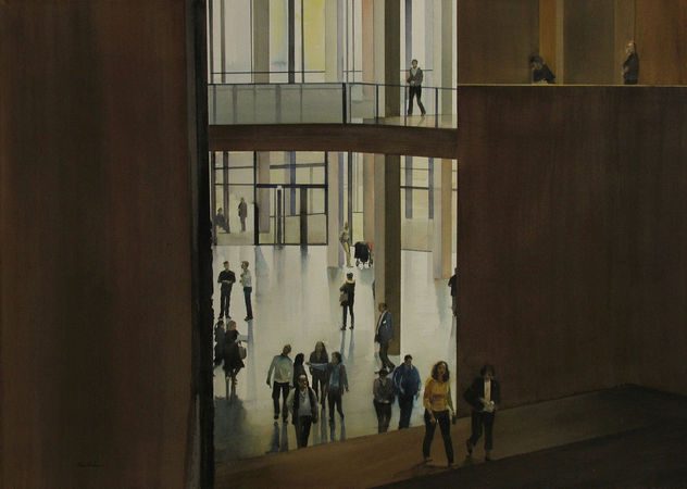 De paso - Acuarela / Papel - 100 X 70