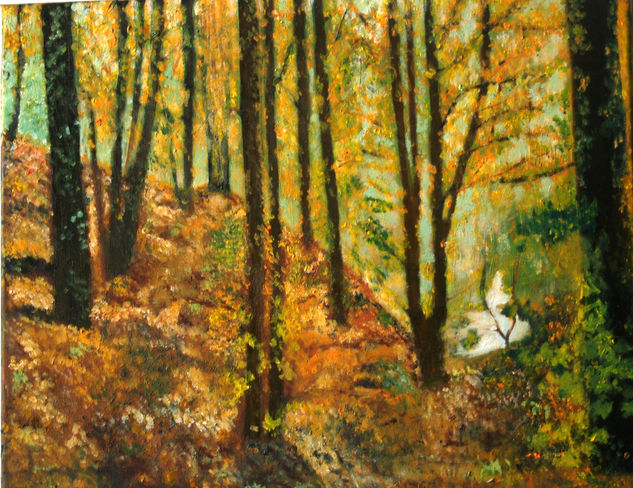 D24 Otoño en Galicia (2010) Oil Canvas Landscaping