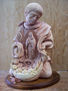 interpretacion en madera de escultura de juandiego