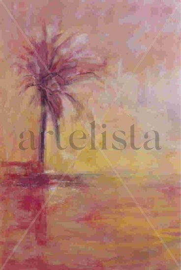 Palmera Oil Canvas Landscaping