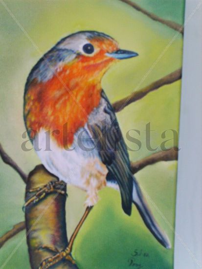 Canto Naranja Oil Canvas Animals