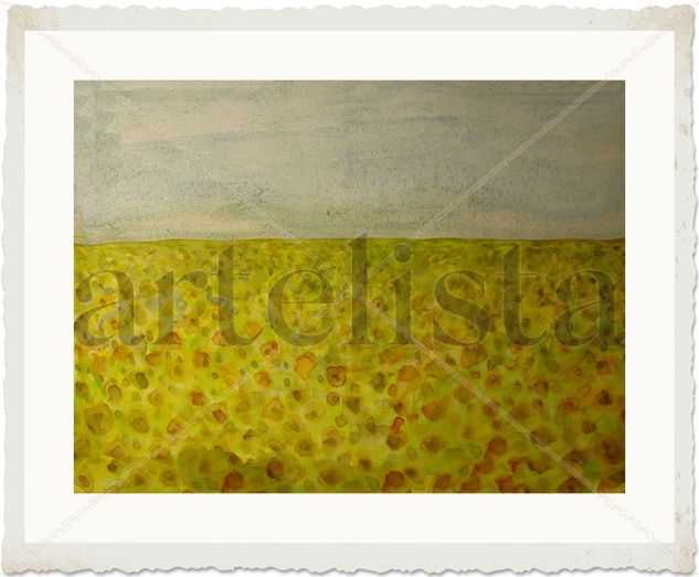 CAMPO GIRASOLES 3 Watercolour Paper Landscaping