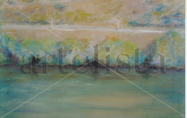 En la otra orilla Oil Canvas Landscaping