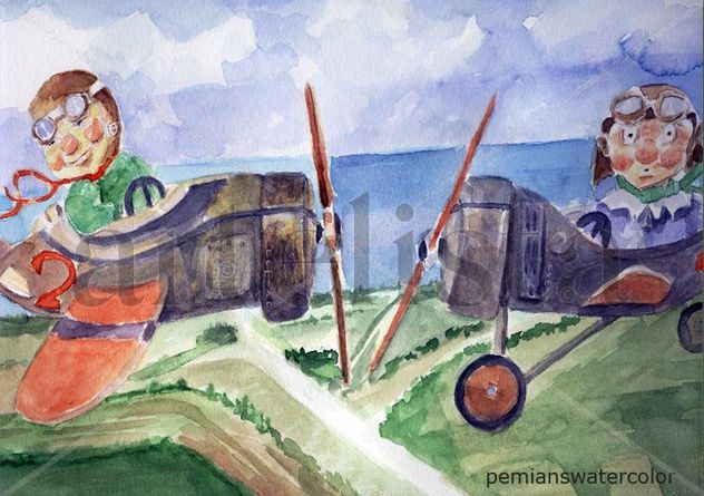 acuarelas para niños, watercolors for children