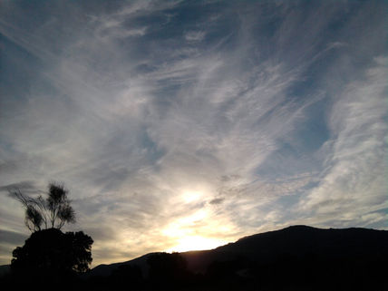 Luz celestial de...