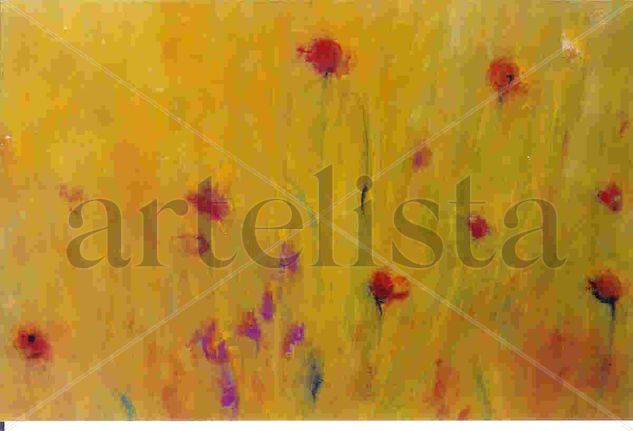 Amapolas Oil Canvas Floral Painting