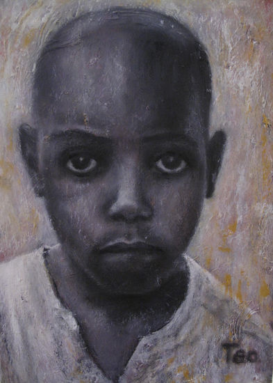 Infancia africana Óleo Otros Retrato