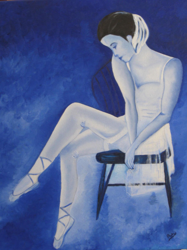 bailarina azul
