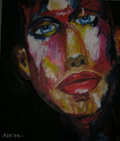 Mirada Oil Canvas Figure Painting