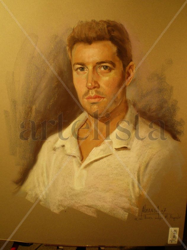 Retrato al pastel