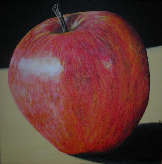 Pomme Acrylic Textile Still Life Paintings