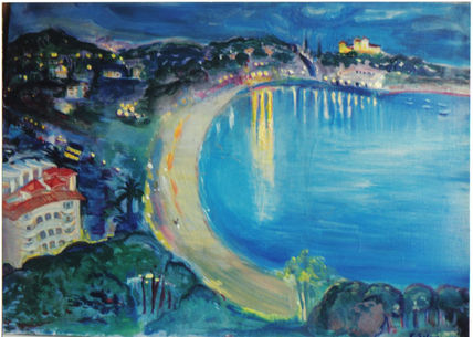 Playa de noche