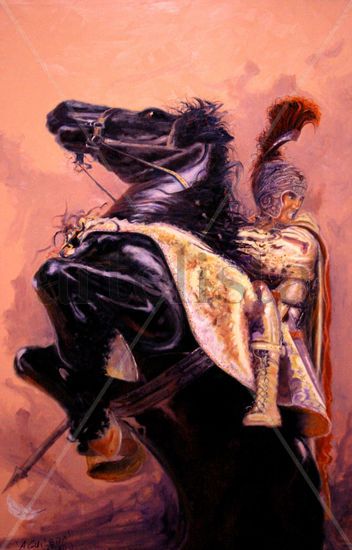 SAN JORGE Oil Canvas Figure Painting