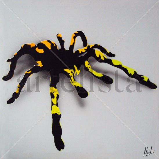 Radioactive Spyder Acrylic Canvas Animals