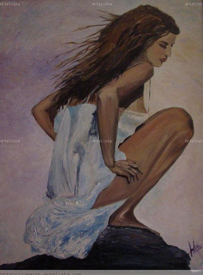 Mujer Oil Canvas Figure Painting