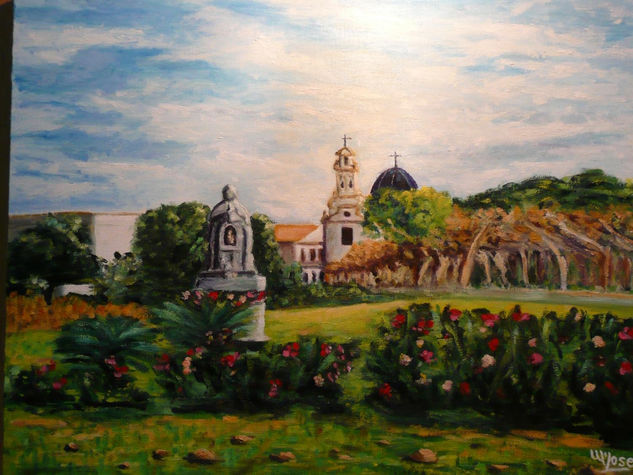 Basilica del LLedó Oil Canvas Landscaping