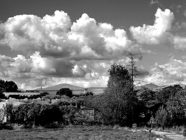 Nubes (30x40) Otras temáticas Blanco y Negro (Digital)