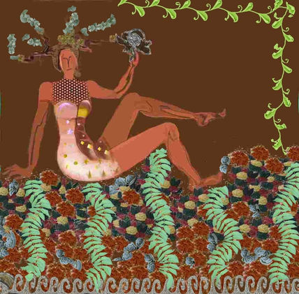 Mujer escenario