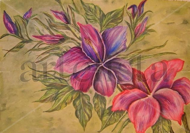 FLORES Watercolour Paper Floral Painting