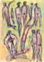 Grupo de personas en la tarde, (Group of people in the afternoon)