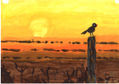 Pajaro poste