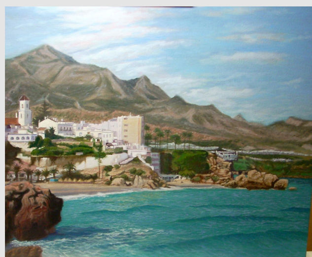 balcon de europa 001 Oil Canvas Landscaping
