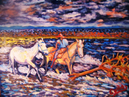 Cruzando el rio