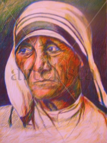 MADRE TERESA2 Pencil