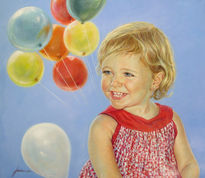 Retrato con globos