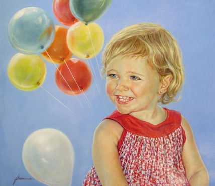 Retrato con globos