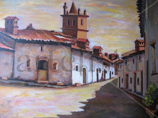 NUM. REF. 10.534- CALLE GARROVILLANA Oil Canvas Others