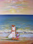 NUM. REF- 10.551 - MADRE E HIJA EN LA PLAYA