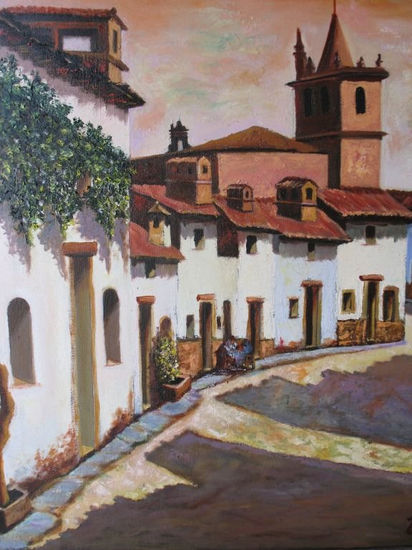 NUM. REF.- 10.560 - CALLE ALTOZANO DE GARROVILLAS Oil Canvas Landscaping